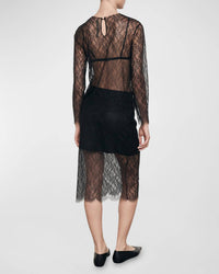 Enza Costa - Sheer Lace Slip Skirt