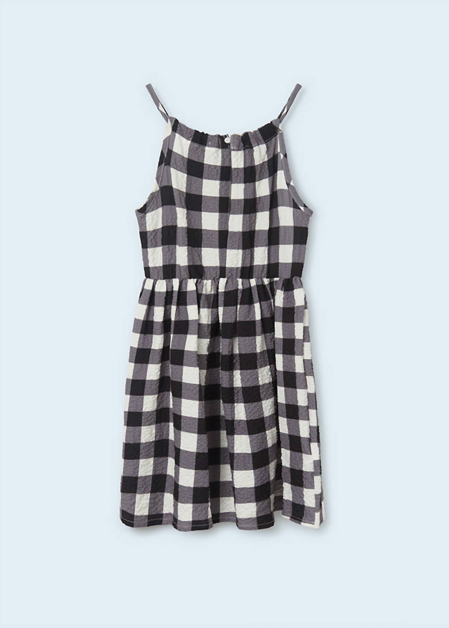 Mayoral - Kid's Gingham Crinkle Dress
