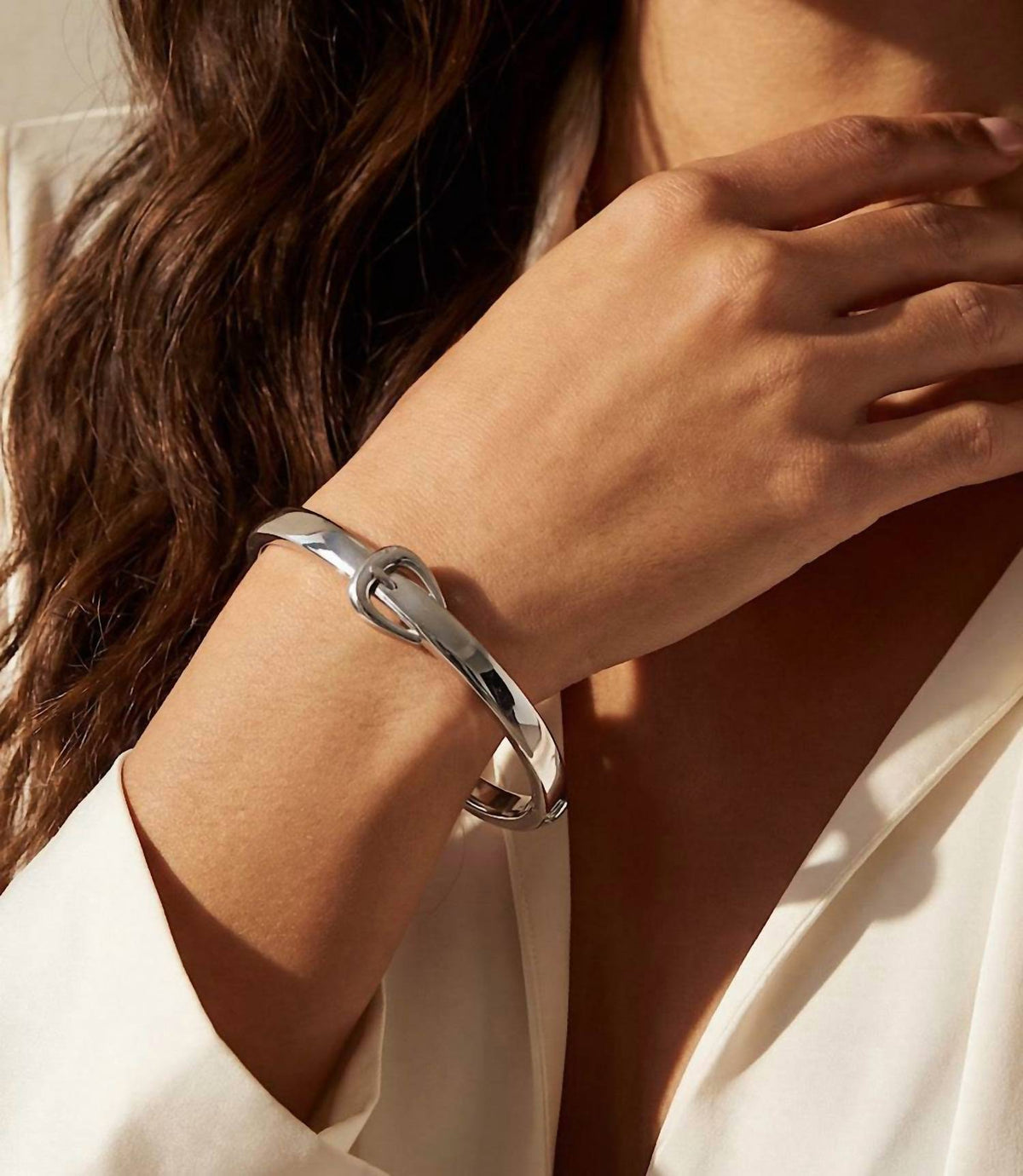 Native Gem - Women's Hipster Belt Buckle Bangle Bracelet