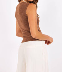 Sage The Label - Sidewalk Mock Neck Tank