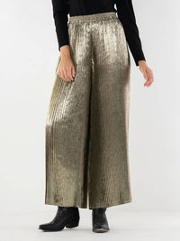 Emily Mccarthy - Pleated Wide Leg Pants