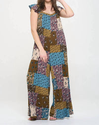 Jade By Jane - Ruffle Knit Maxi Jumpsuit
