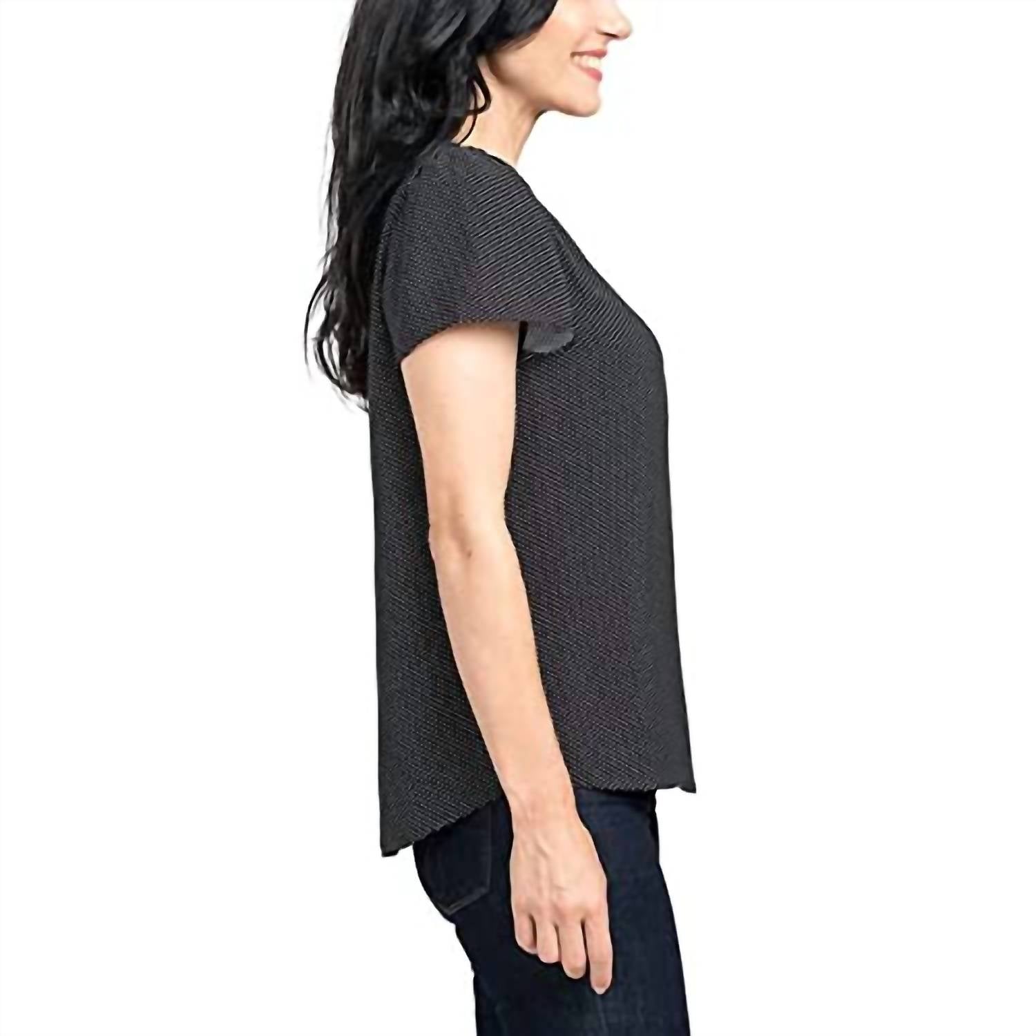 Hilary Radley - V-Neck Blouse