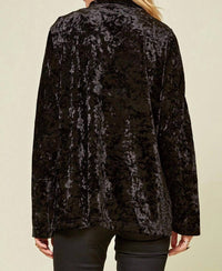 Andree By Unit - Embroidered Velvet Blazer