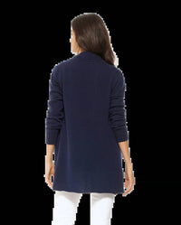 Monticelli Cashmere - Women's Pure Cashmere Long Open Front Cardigan