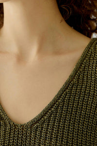Oui Knit Tank in green garden - women's tank top - view 4