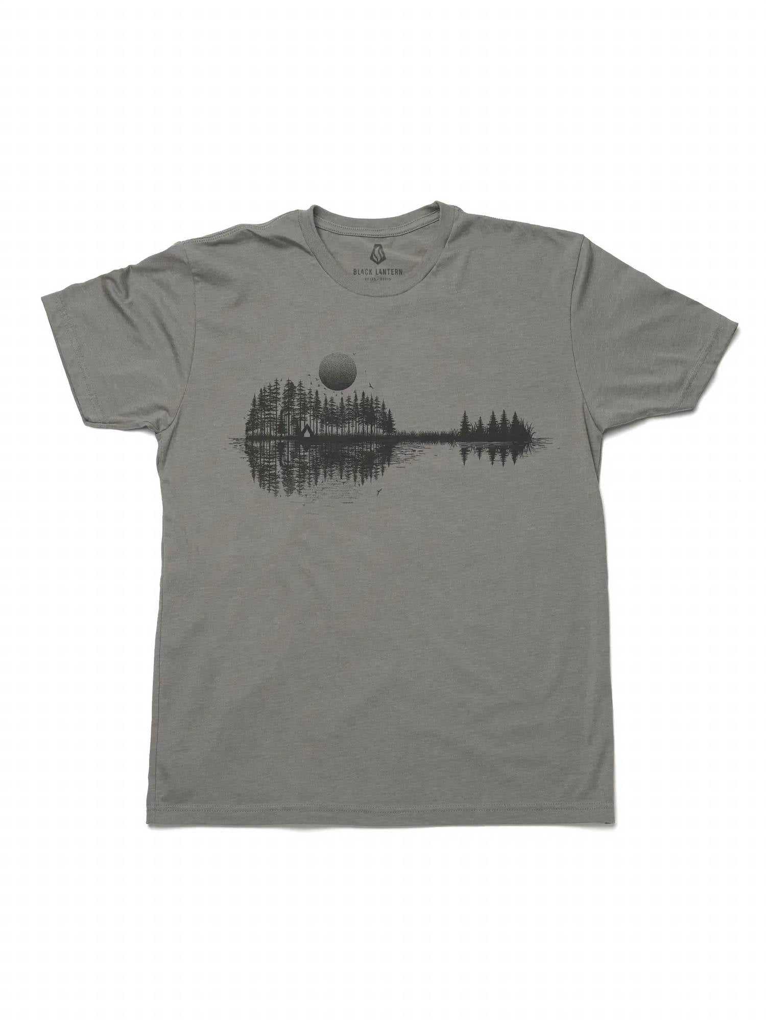 Black Lantern - Men's Nature Guitar T-shirt