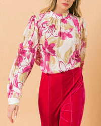 Flying Tomato - Ashley Floral Blouse