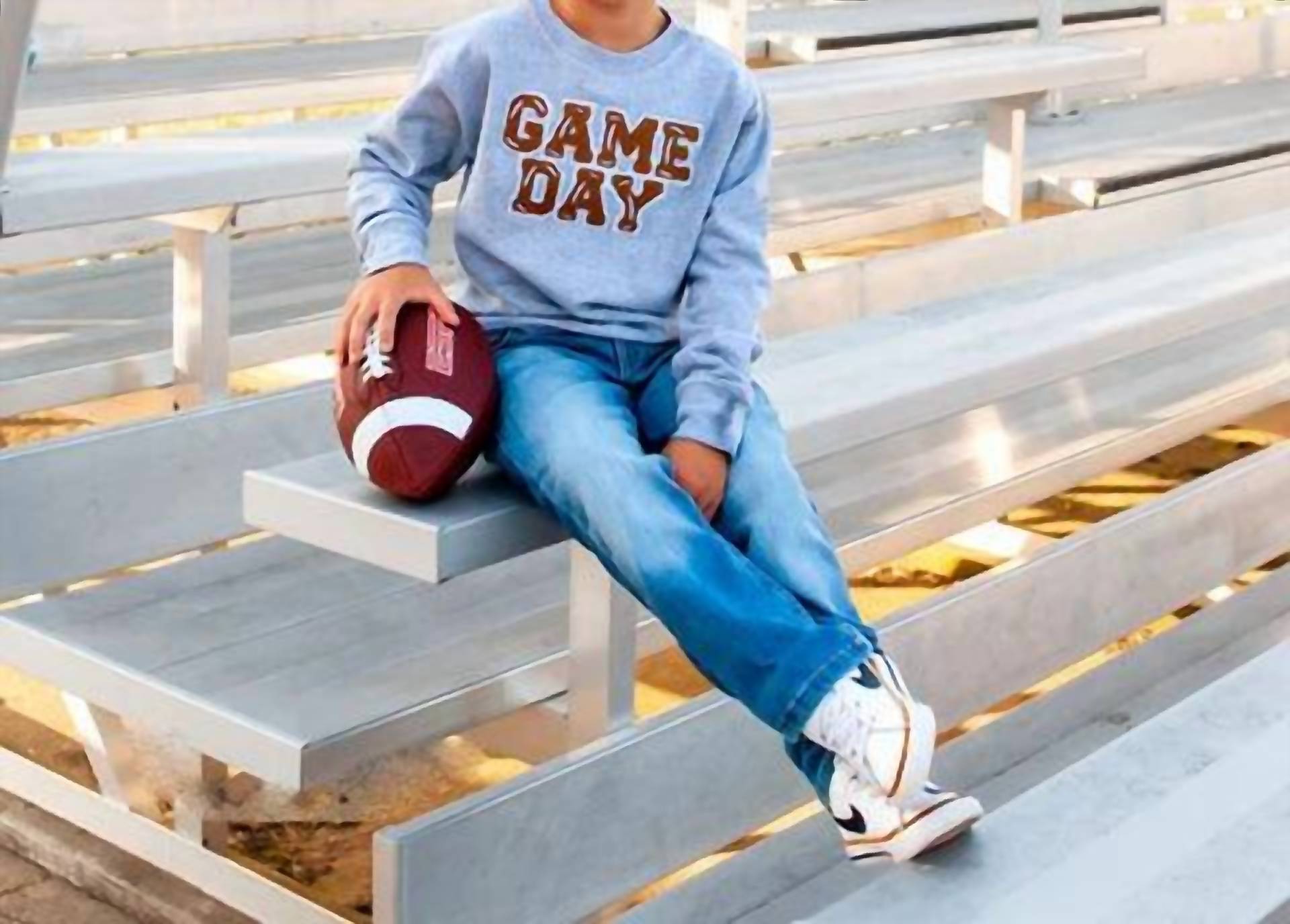 SWEET wink Game Day Sweatshirt in blue - kids' shirt