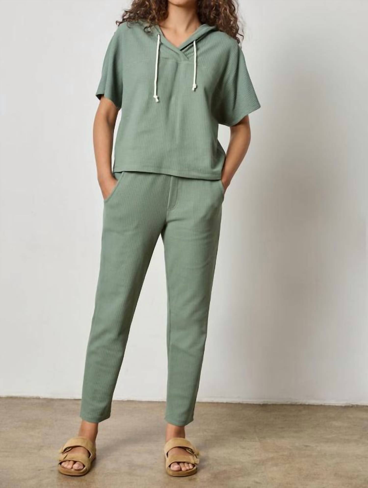 Lilla P - Drawcord Waffle Pants