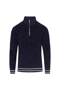 Orlebar Brown - Men's Isar Racking Half Zip Sweatshirt