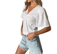 Six/Fifty - Courtney V Neck Twist Tee