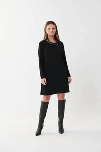 Joseph Ribkoff - Zip Accent Dress