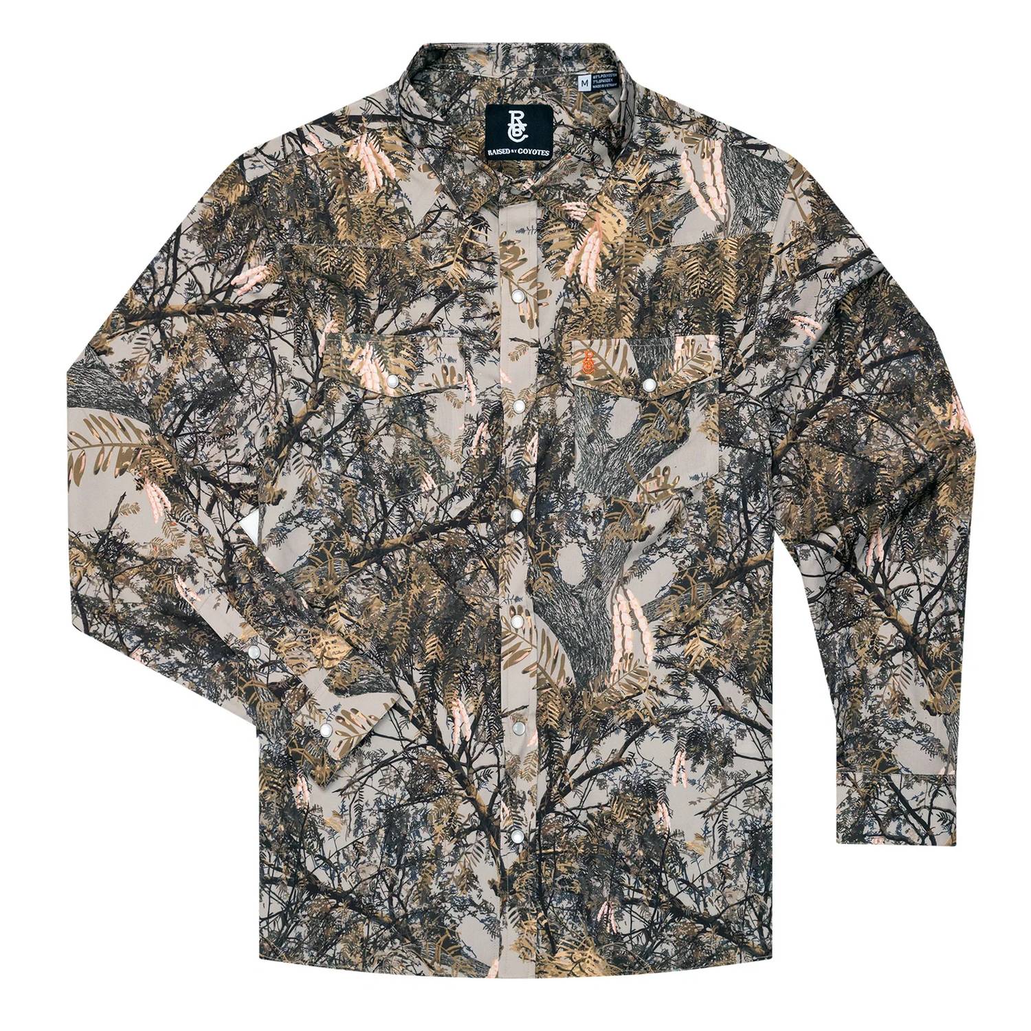 Raised By Coyotes - Men's Mesquite Pearl Snap Shirt