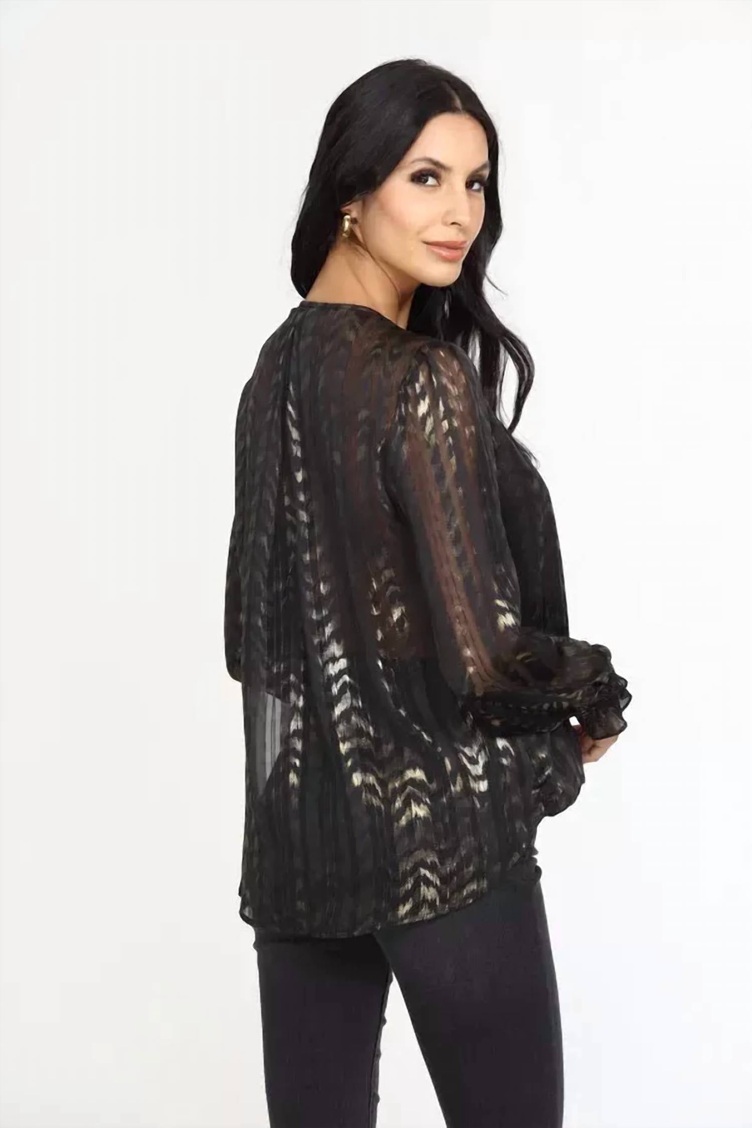 Veronica M - Surplice Blouse