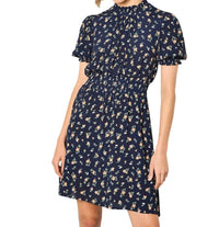 APRICOT Women's Floating Ditsy Dress in navy floral in navy floral - women's dress