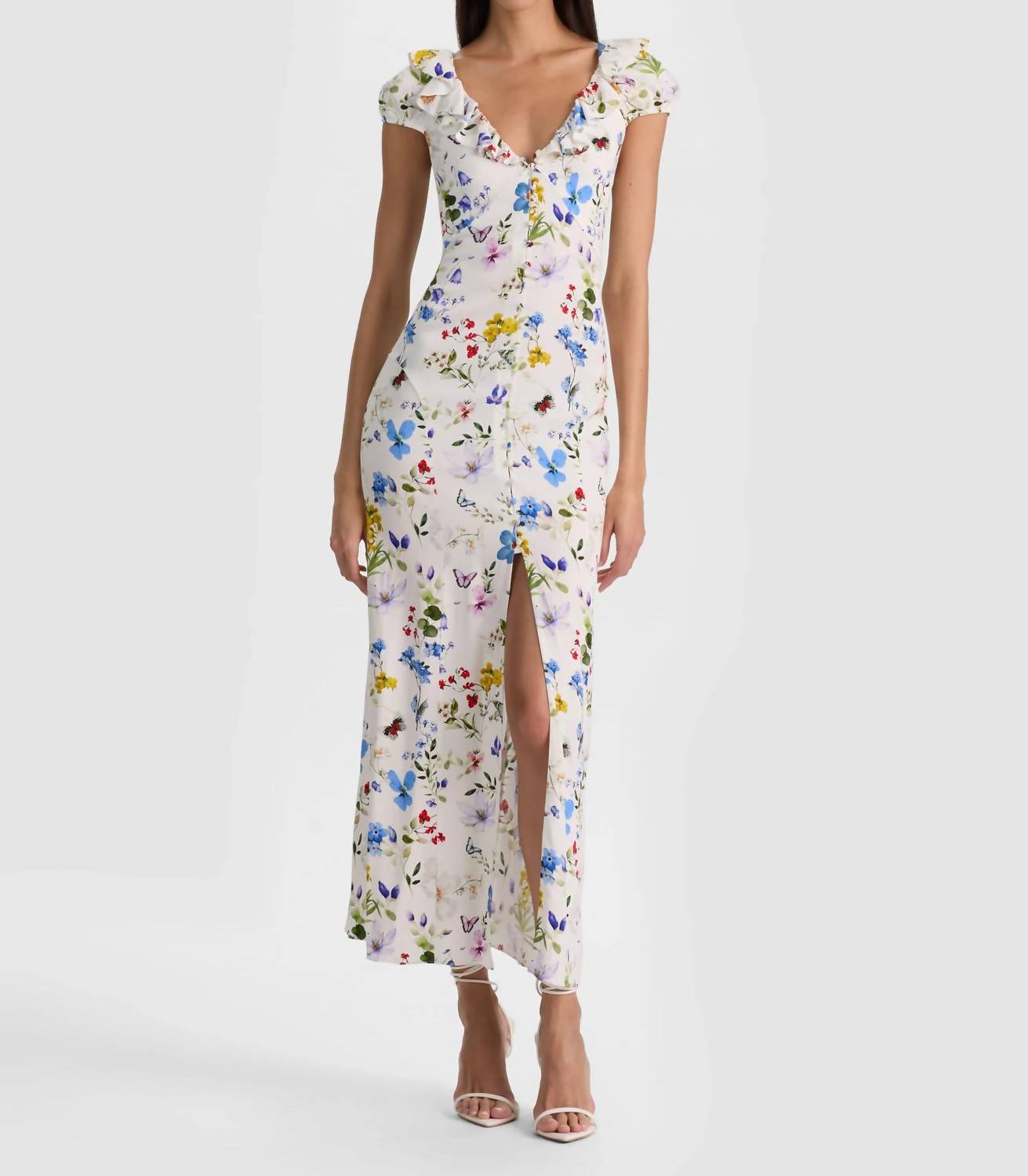 Alice + Olivia - Tara Midi Slip Dress