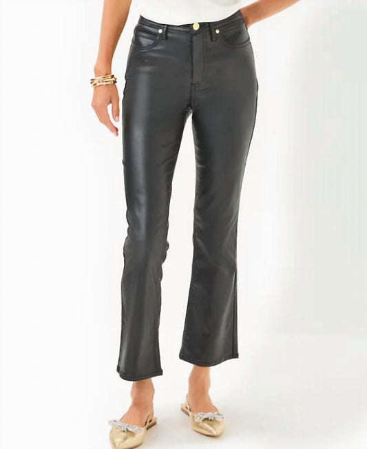 Lilly Pulitzer - Women's Liza Coated Crop Flare Pants