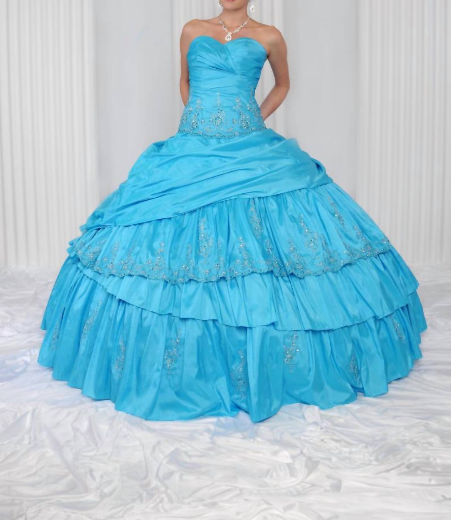 Karishma Creations - Sophisticated Sweetheart Taffeta Ball Gown