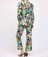 Fate - Jungle Print Satin Blazer