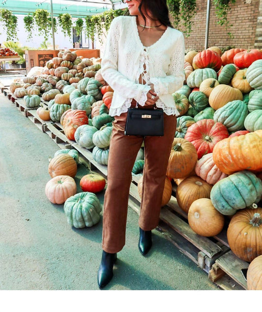 Astr - Lacey Tie Front Cardigan