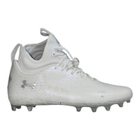 UNDER ARMOUR Men's Sportlight Lux Mc 2.0 Football Cleat Shoe in white - men's shoe - detail view