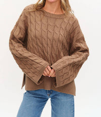 Six/Fifty - Willow Cable Knit Sweater