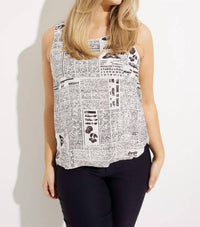Charlie B - Printed Reversible Comic Cami Top