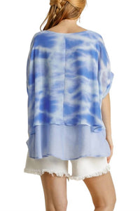 Umgee - Tie Dye Layered Top