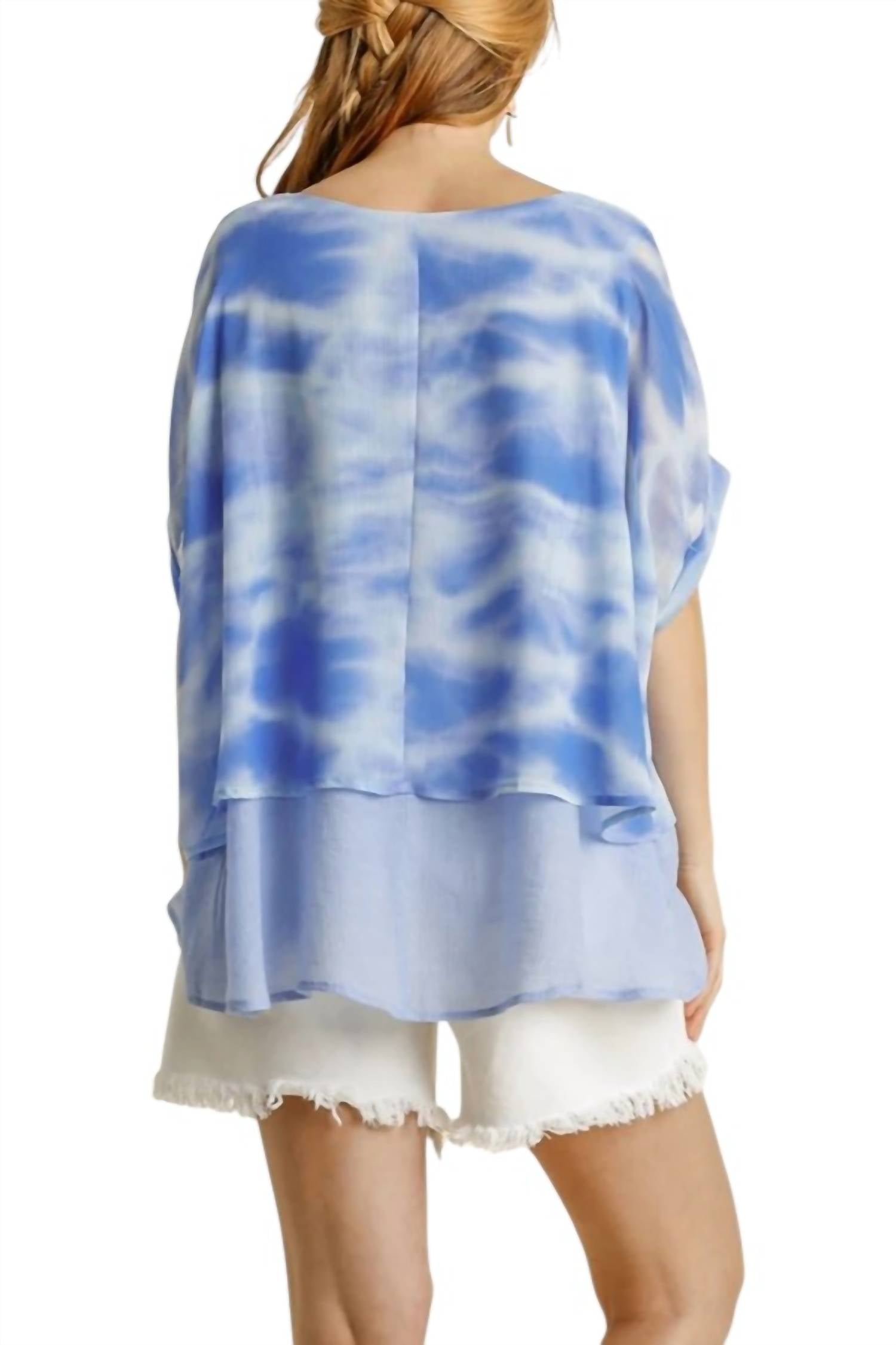 Umgee - Tie Dye Layered Top