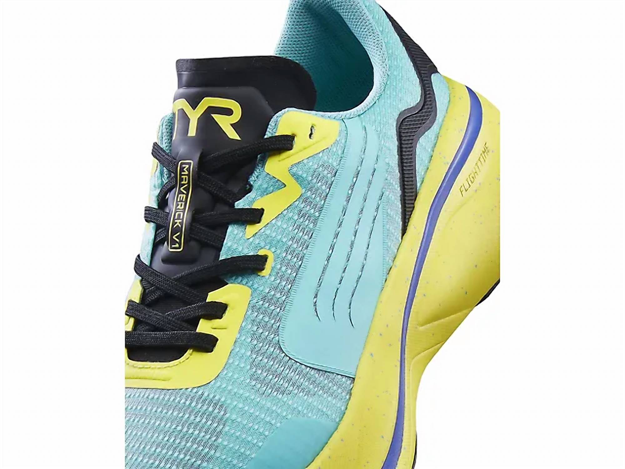 TYR Men's Maverick V1 Runner Shoe in turquoise multi - men's shoe - view 5