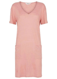MARI LINEN TUNIC DRESS