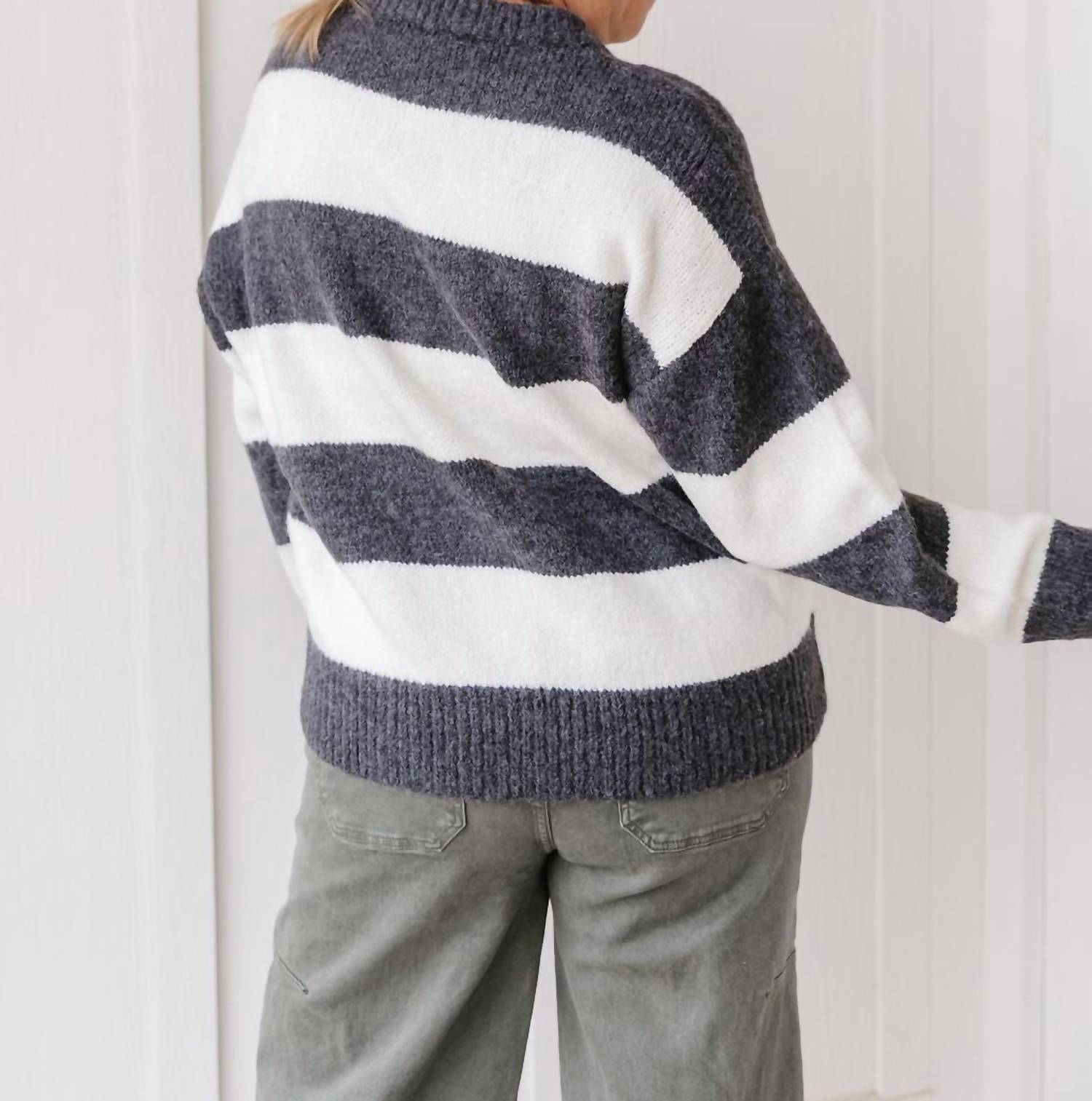 Bibi - Lindsay Striped Sweater