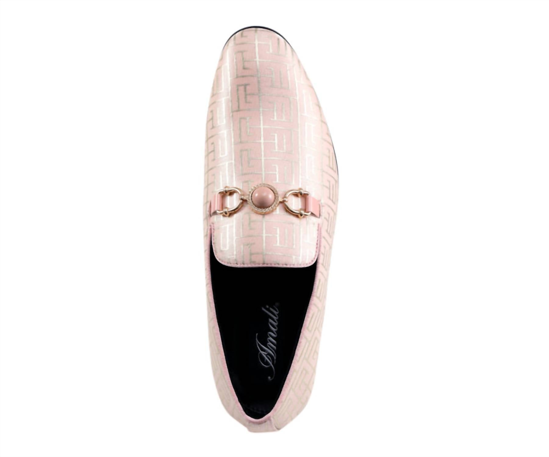 Amali Men's Kazimar Loafers in pink - men's loafer - detail view