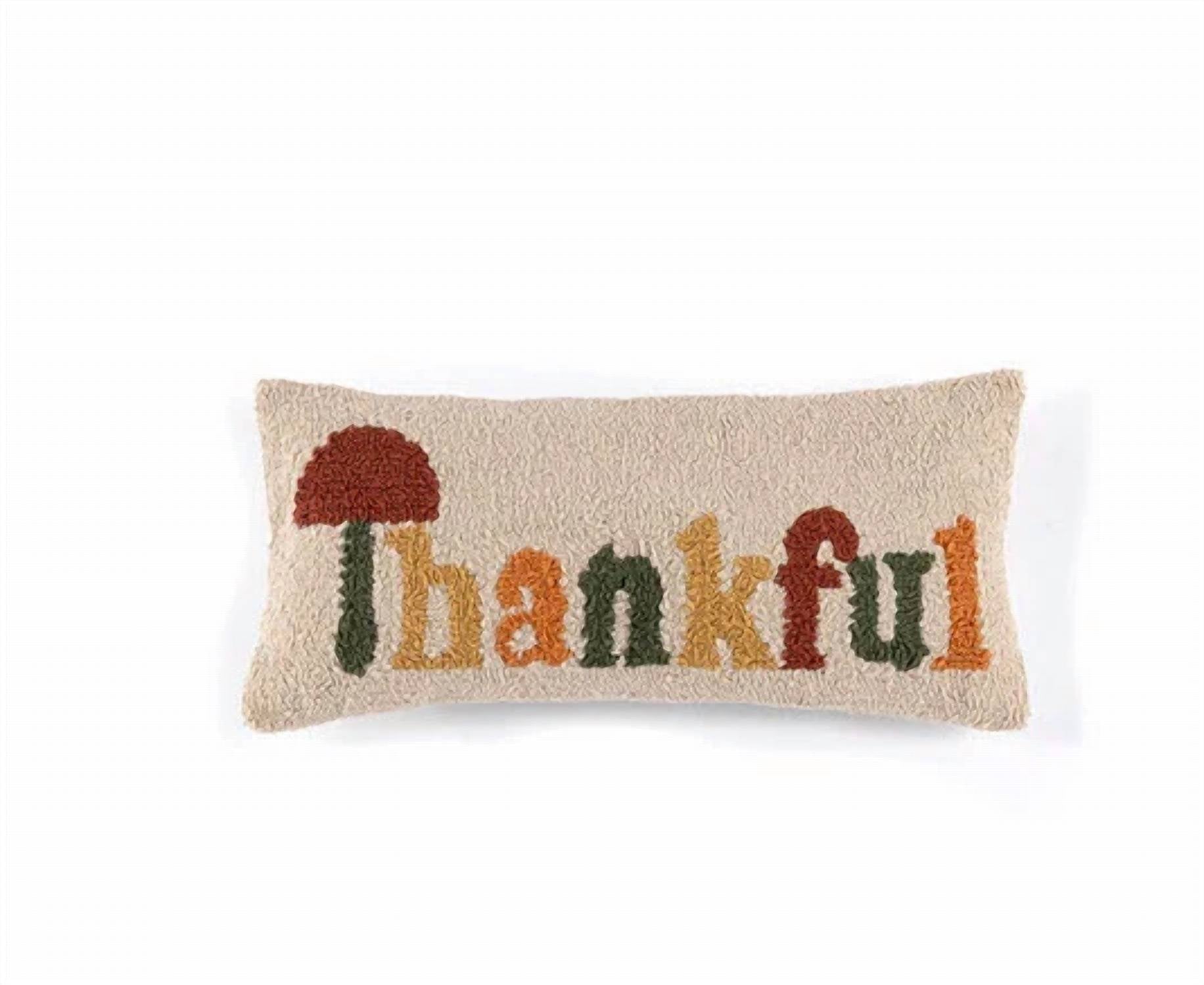Shiraleah - Thankful Textured Decorative Pillow