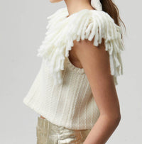 lanhtropy Lake Merino Wool Vest in natural 1 - women's jacket - view 6