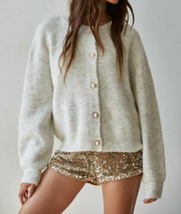 By Together The Sophie Cardigan in oatmeal - women's cardigan