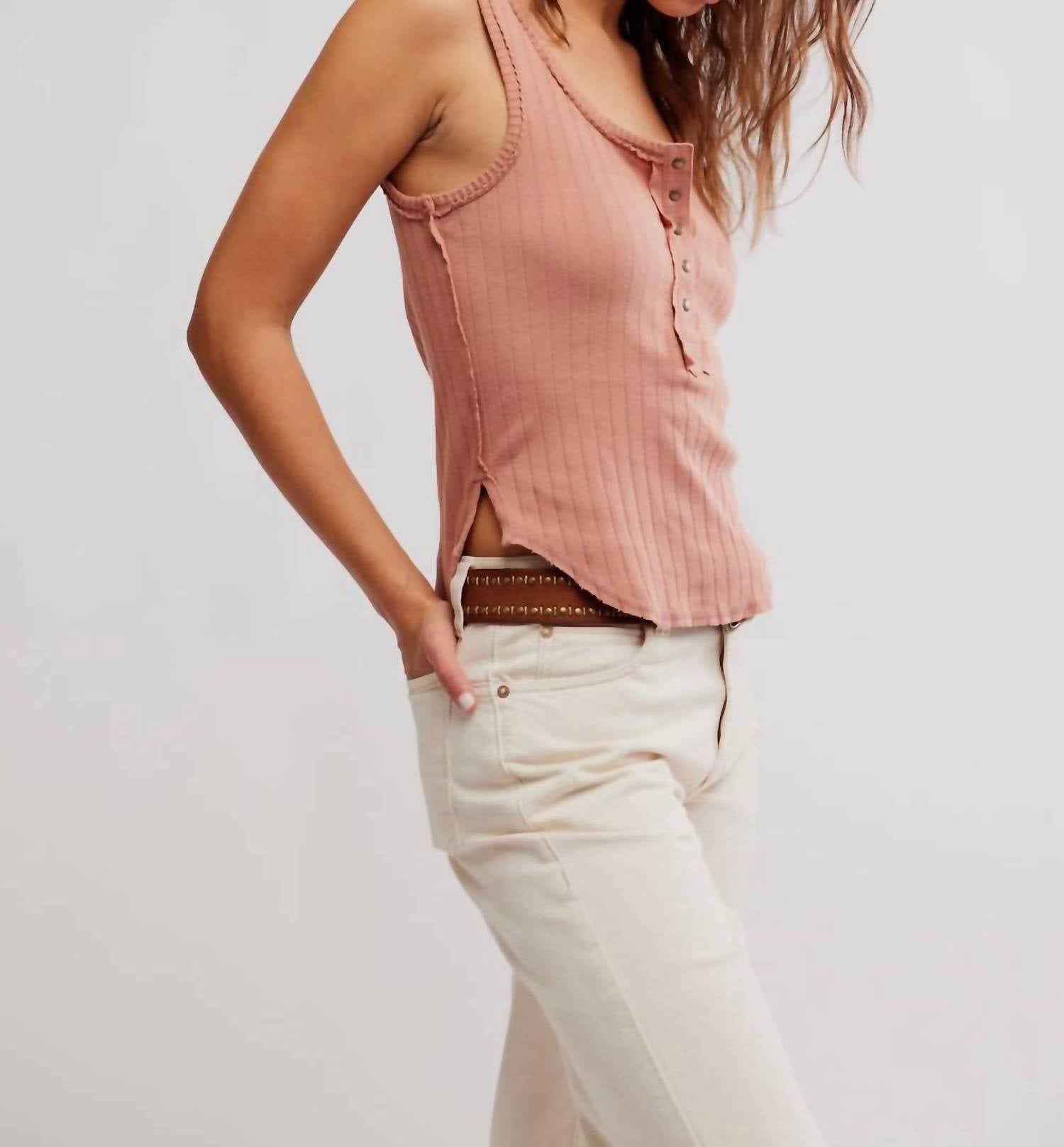 Free People - Bryson Henley Tank Top