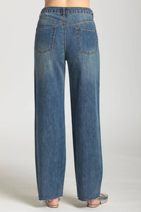 Apny - Feather Weight Wide Leg Jeans