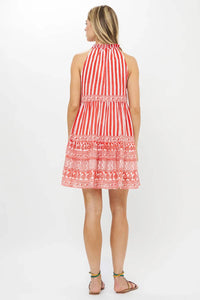 Oliphant - Sleeveless Tiered Mini Dress