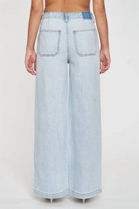 Daze - Women's Kickback High Rise Denim Wide Leg Jeans