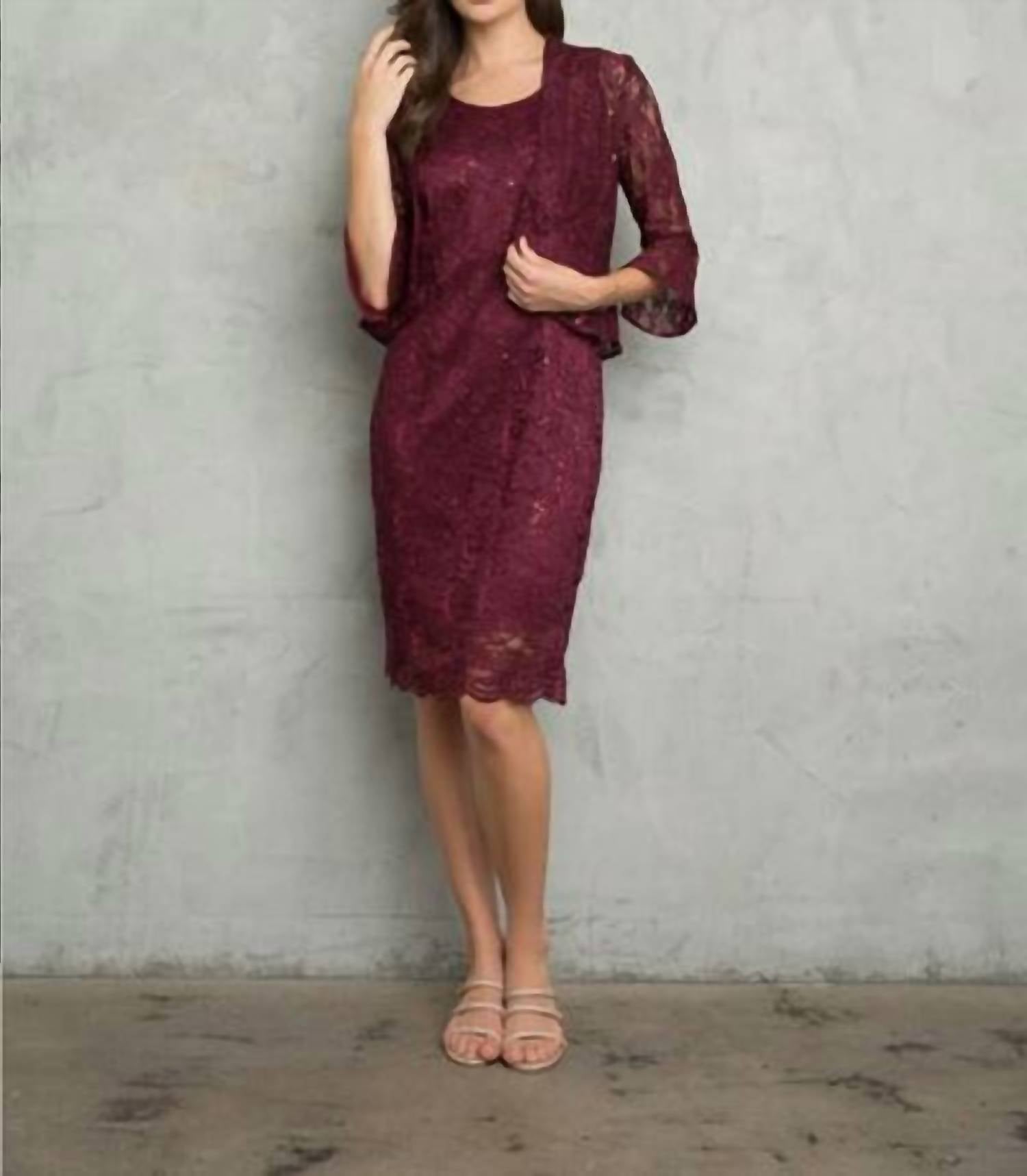 Eva - Mother Of The Bride 2 Piece Dress