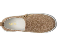 Mia - Andraya Tan Leopard Zip Girls Shoe