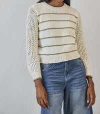 Lilla P - Textured Crewneck Sweater