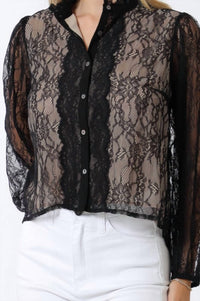 Aakaa - Sammy Sheer Lace Top