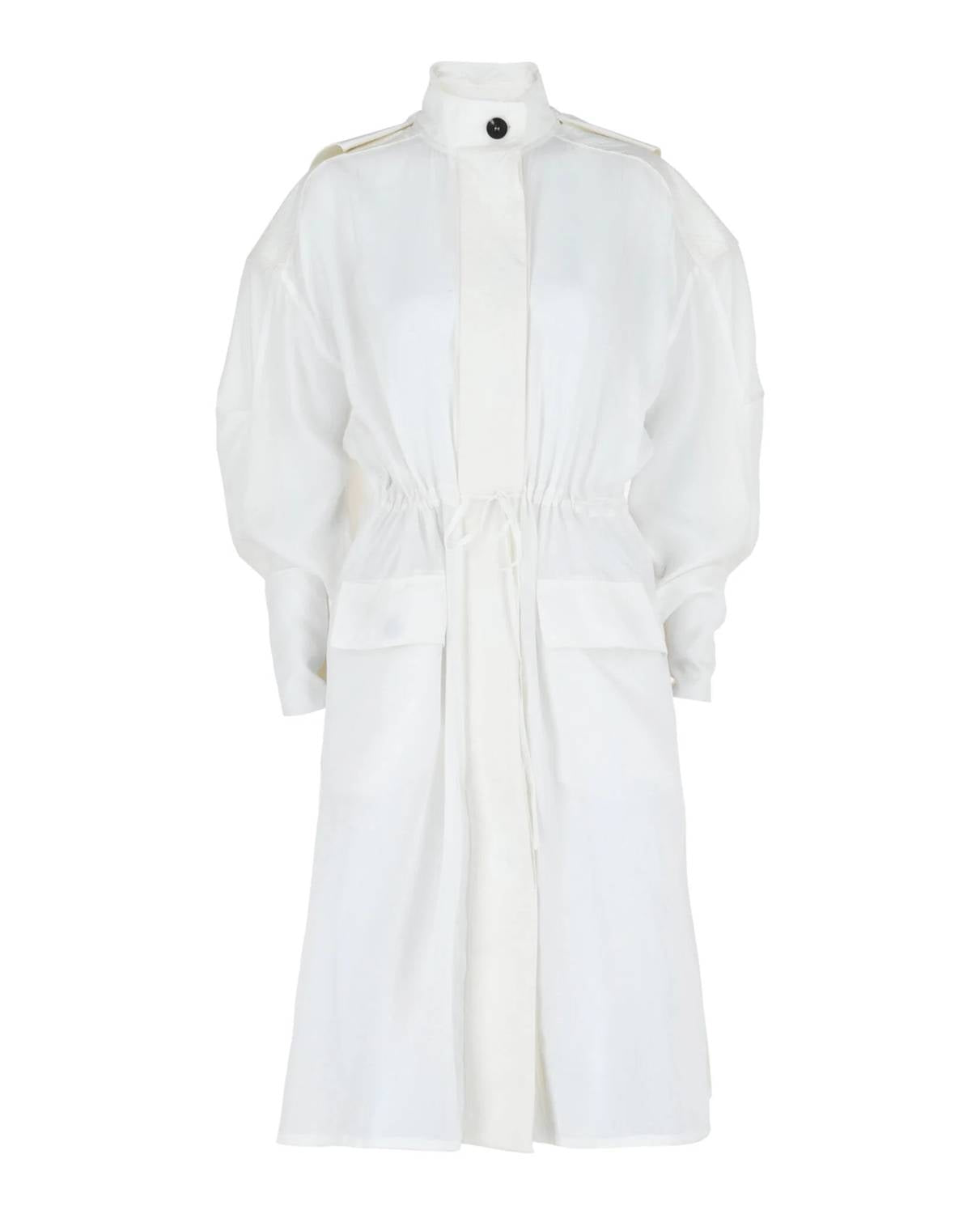 Salvatore Ferragamo - Women's Long-sleeved Hooded Trench Coat
