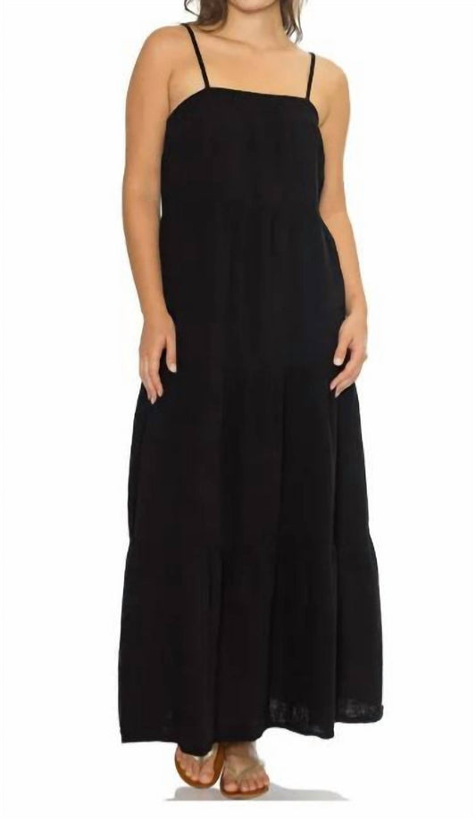 Bobi - Tiered Cami Maxi Dress