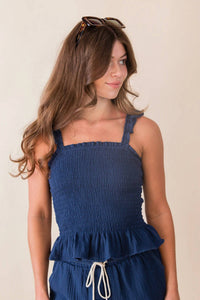 Sage The Label - Ruffle Smocked Top