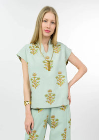 Ivy Jane - Cap Sleeves Popover Top