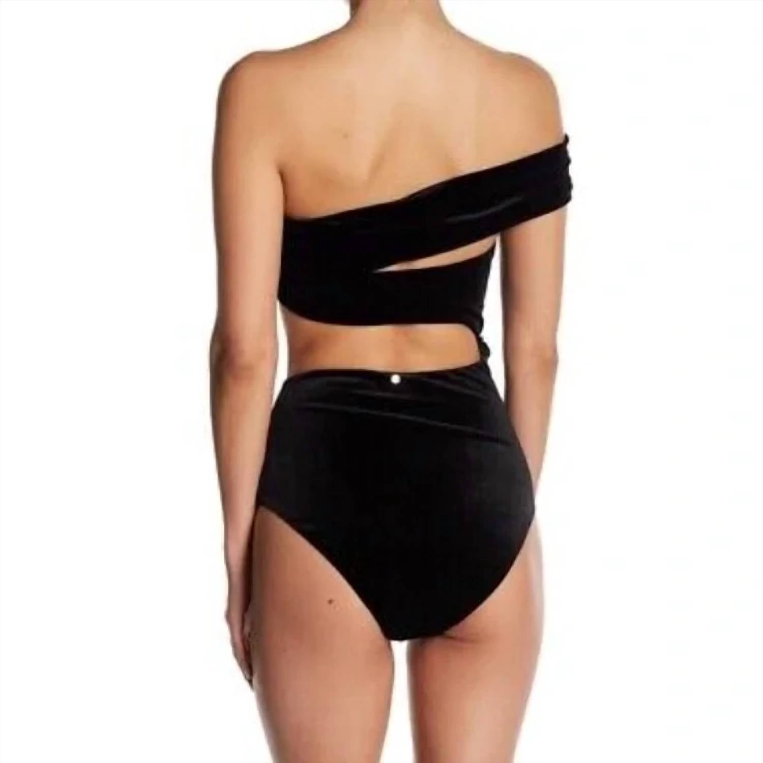 Radio Fiji - Hours Velour Tiburon One Piece Swimsuit